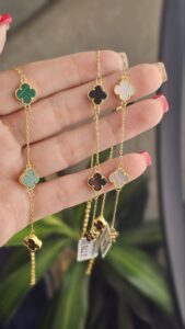 خرید طلا ونکلیف ✤ | کالکشن طلا طرح Van Cleef